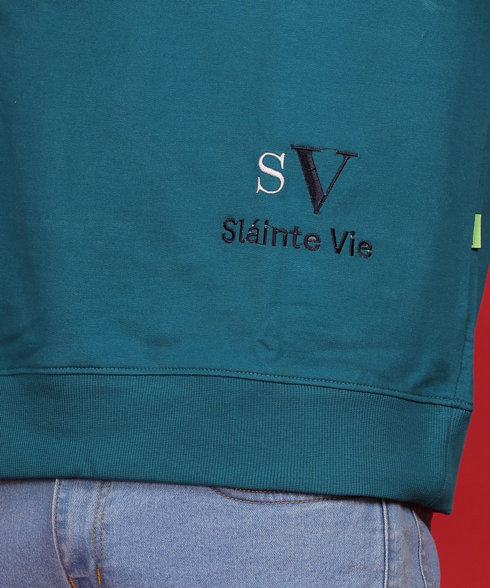 Sláinte Vie embroidered sweatshirt