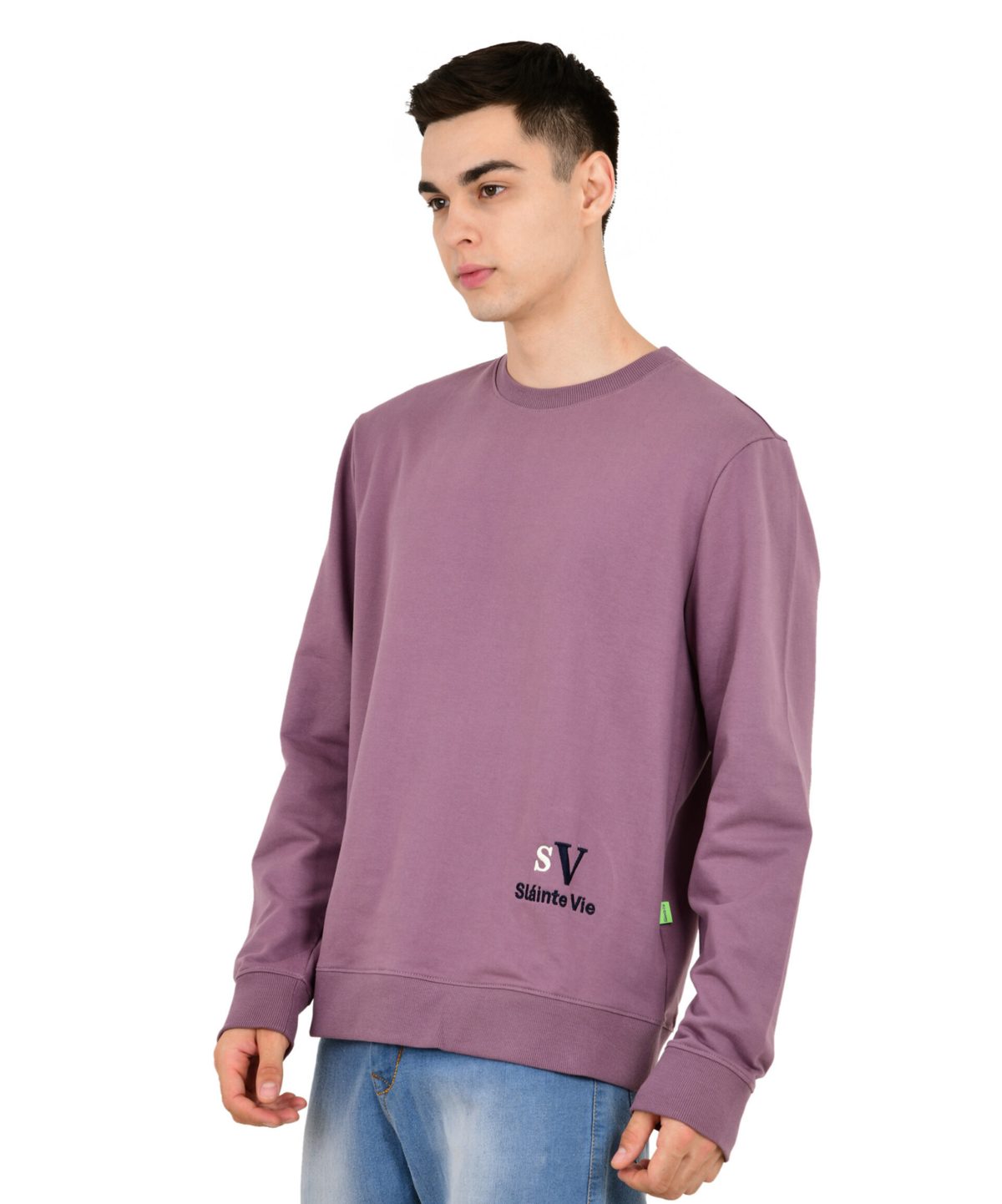 Men's Premium Pure Cotton French Terry Sweatshirt Maroon